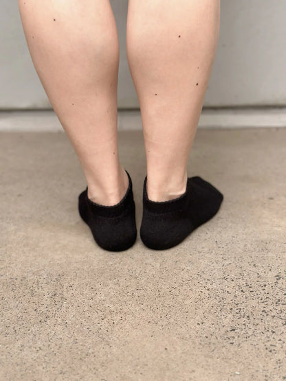 Non-fluffing Bamboo Cushion Foot Anklet Sport Socks - Seamless