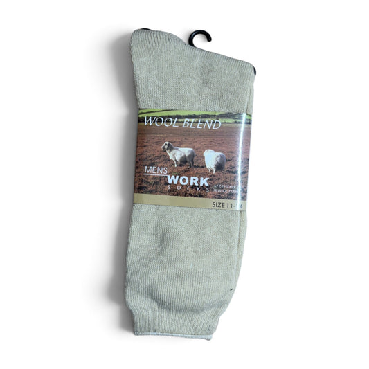 Wool blend HI Bulk Terry Men's Work Socks-1 Dozen Pack
