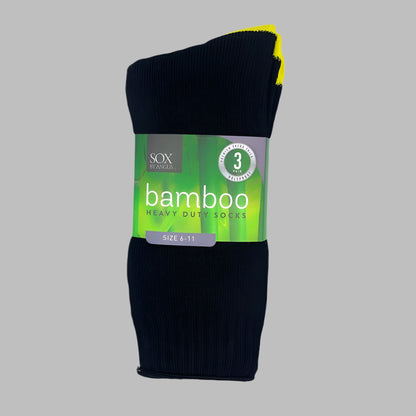 Bamboo Heavy Duty 3 Pair Pack