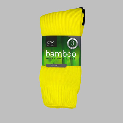 Bamboo Heavy Duty 3 Pair Pack