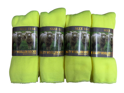 Mid Weight Wool Socks 1 Dozen