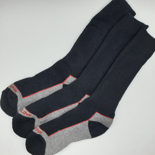 Merino Hiker 3 Pair Pack 6-9 Black