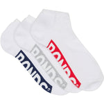 Bonds Cushion Foot Ankle Socks 3 Pair Pack 6-10 White Mix