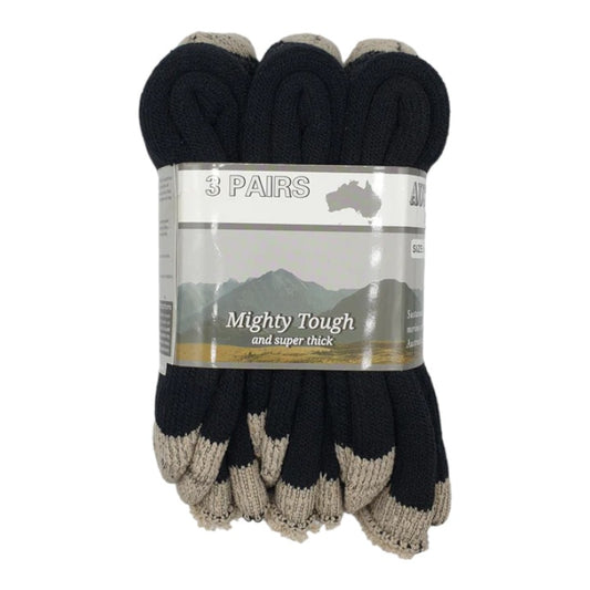 Mighty Tough Work Socks 3 Pair Pack